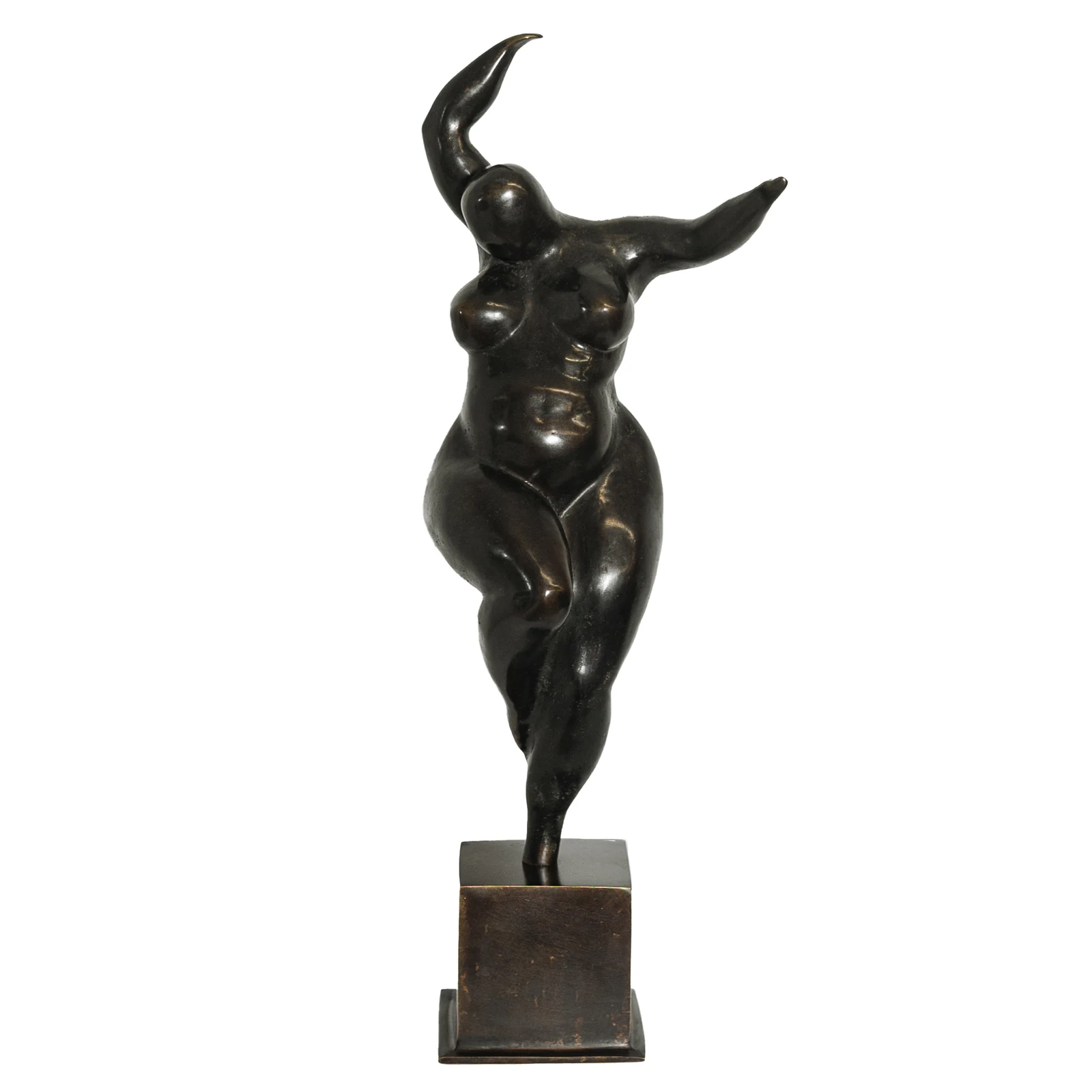 The Dancer — bronze sculpture by Veaceslav Jiglitski