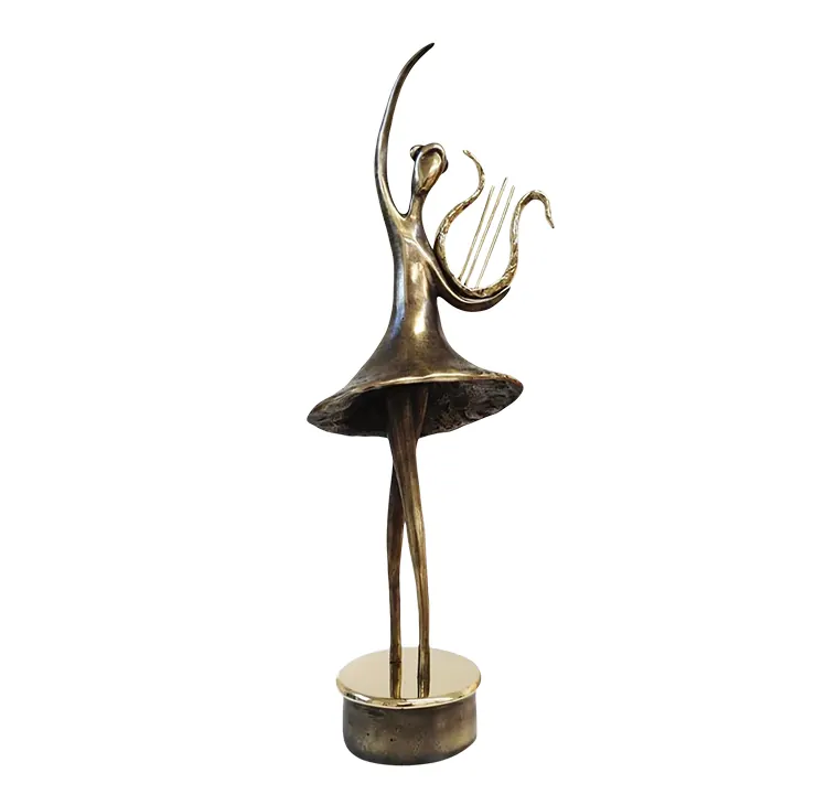 Goddess of Music — bronze sculpture by Veaceslav Jiglitski