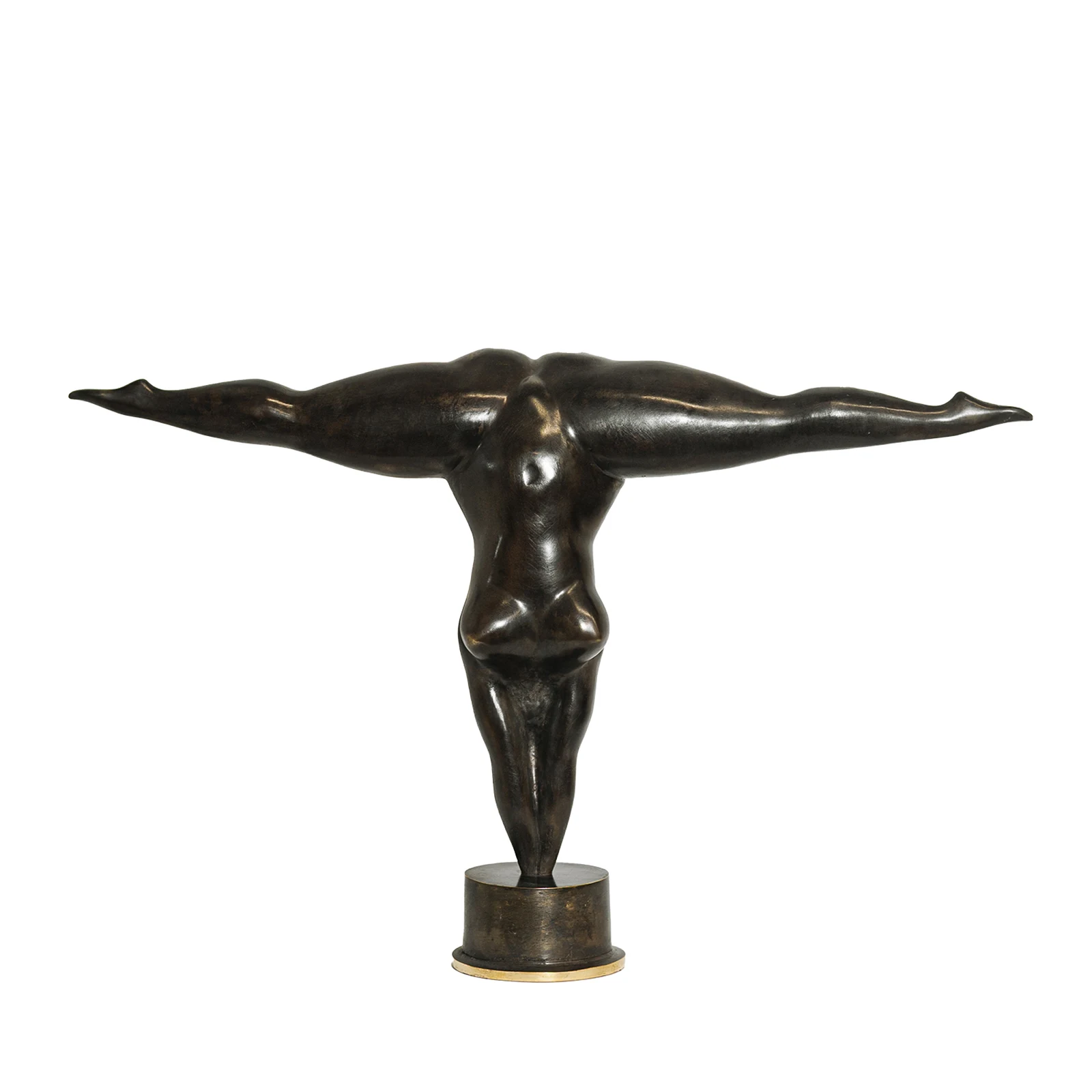 The Gymnast — bronze sculpture by Veaceslav Jiglitski