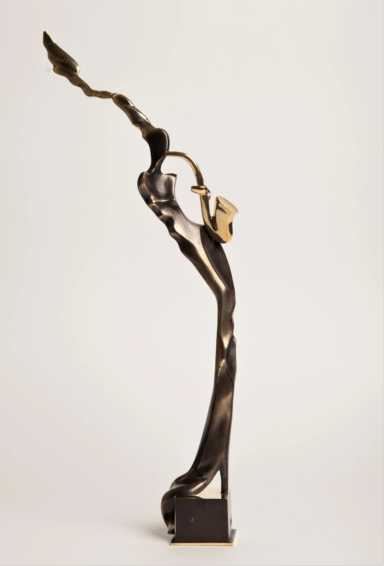 The Saxophonist — bronze sculpture by Veaceslav Jiglitski