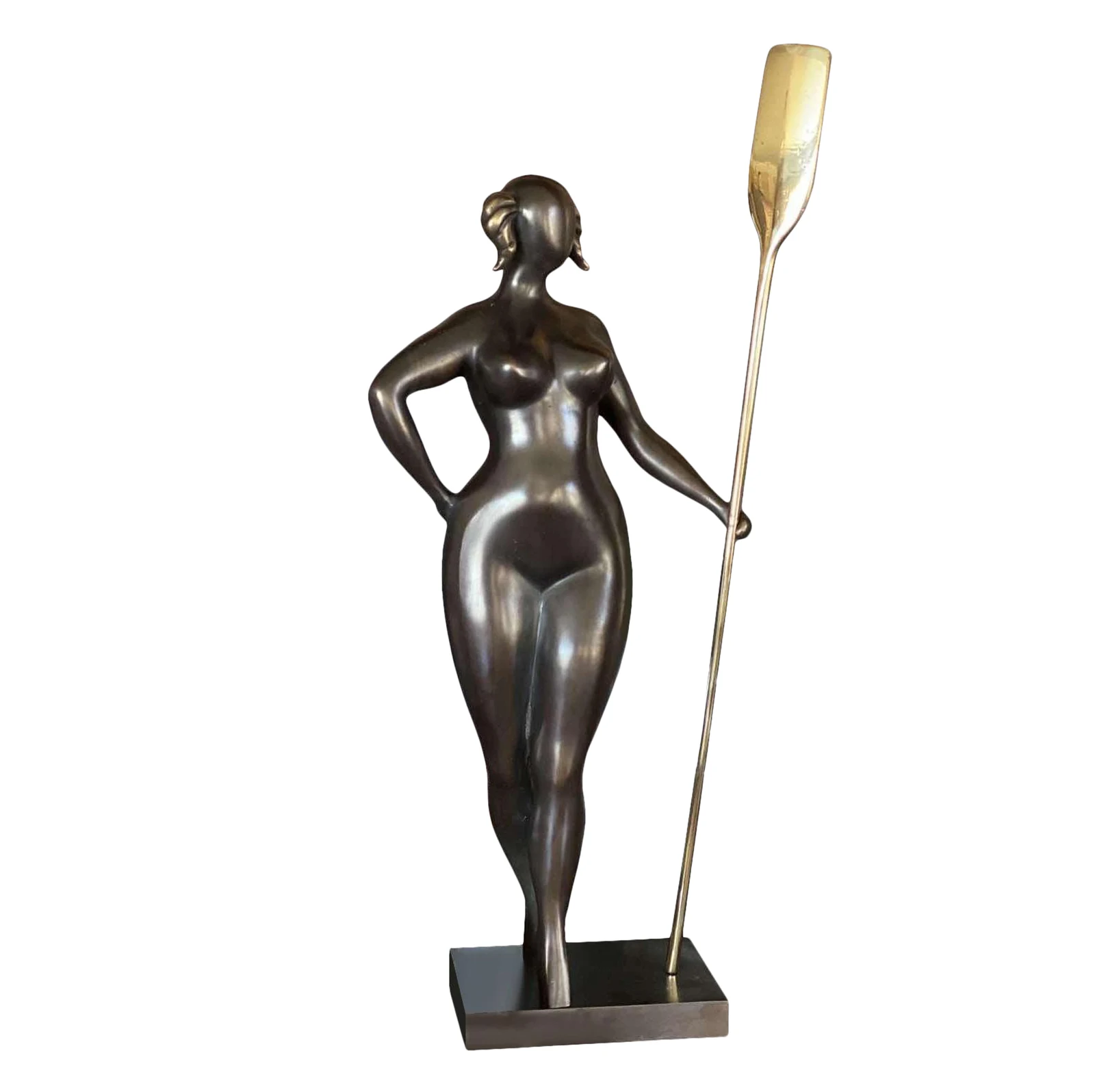 Swim — bronze sculpture by Veaceslav Jiglitski