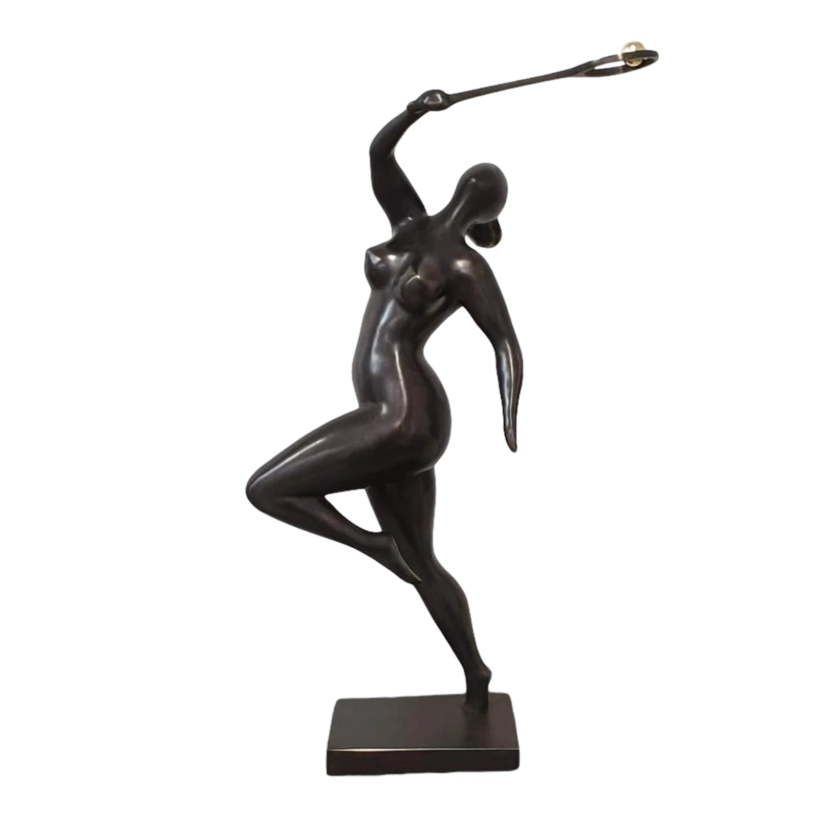 Tennis Player — bronze sculpture by Veaceslav Jiglitski