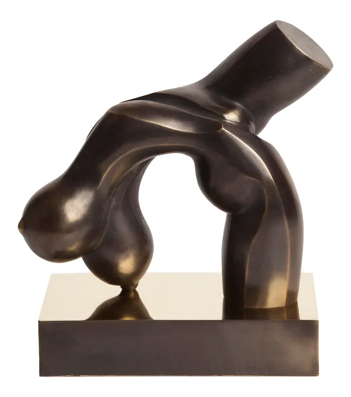 Nude — bronze sculpture by Veaceslav Jiglitski