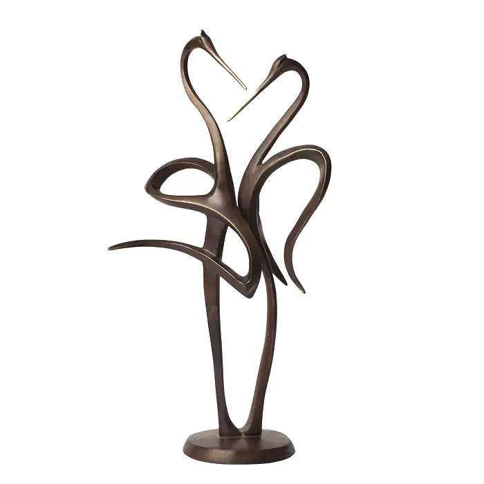 Storks — bronze sculpture by Veaceslav Jiglitski