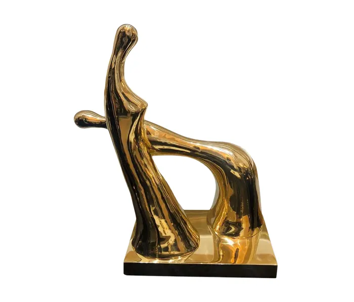 Worship — bronze sculpture by Veaceslav Jiglitski
