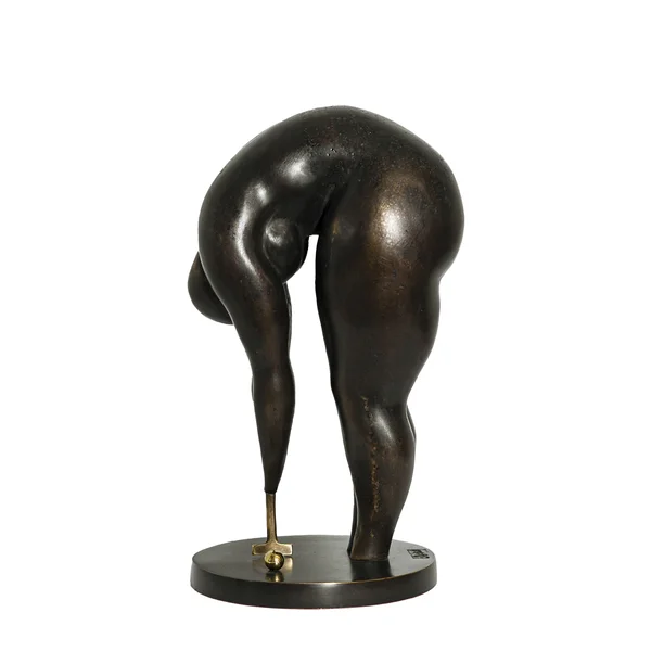The Croquet Player — bronze sculpture by Veaceslav Jiglitski