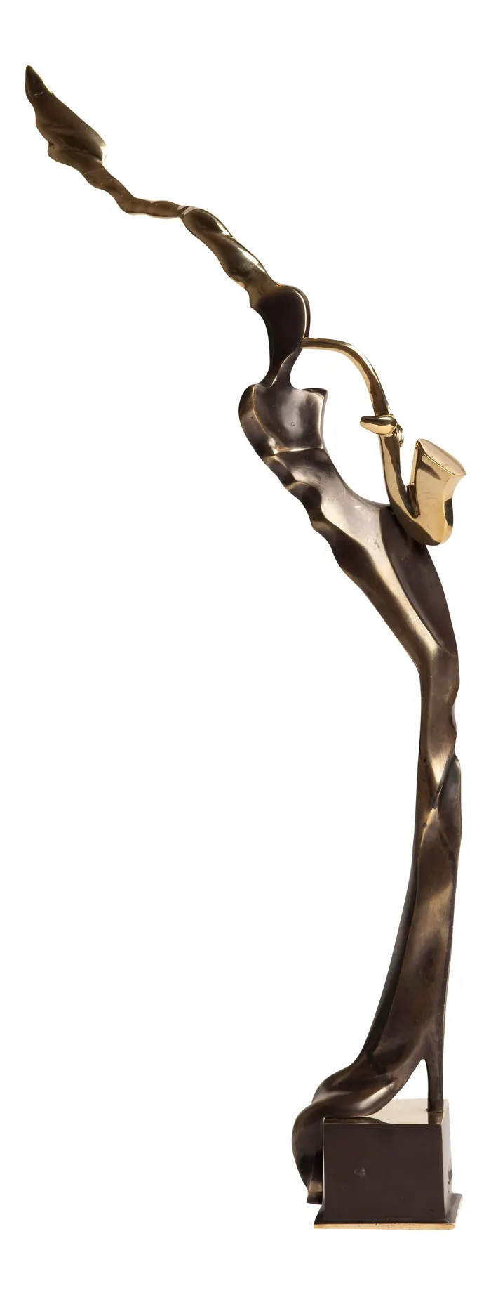 The Saxophonist — bronze sculpture by Veaceslav Jiglitski