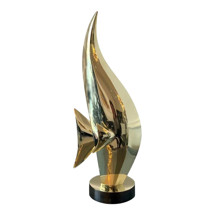 Fish — bronze sculpture by Veaceslav Jiglitski
