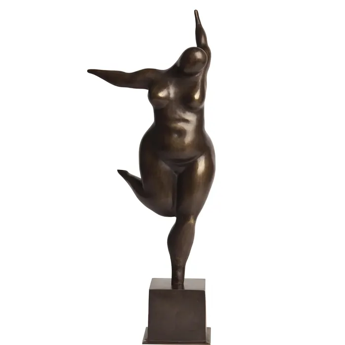 Fall — bronze sculpture by Veaceslav Jiglitski