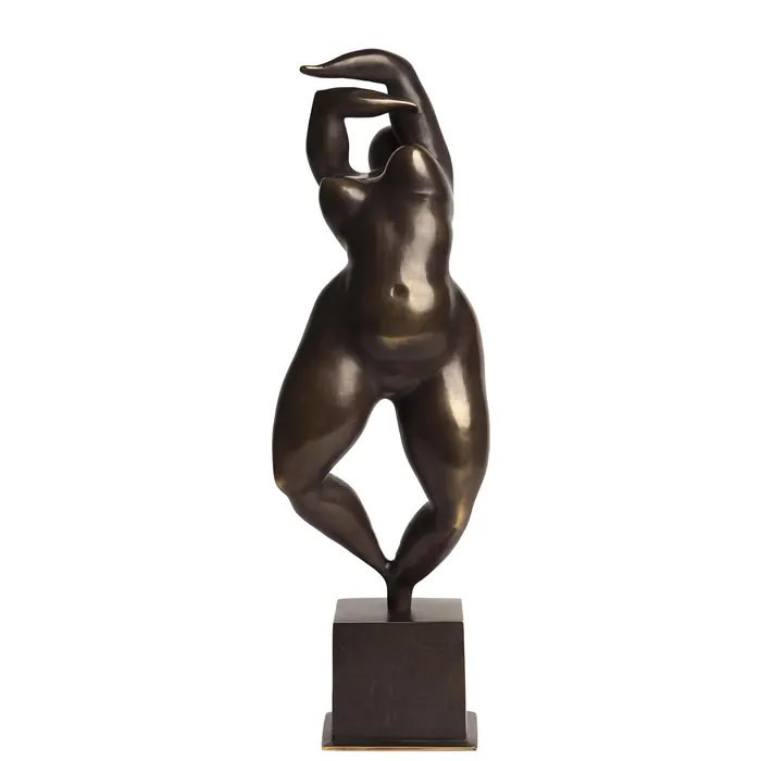 Winter — bronze sculpture by Veaceslav Jiglitski