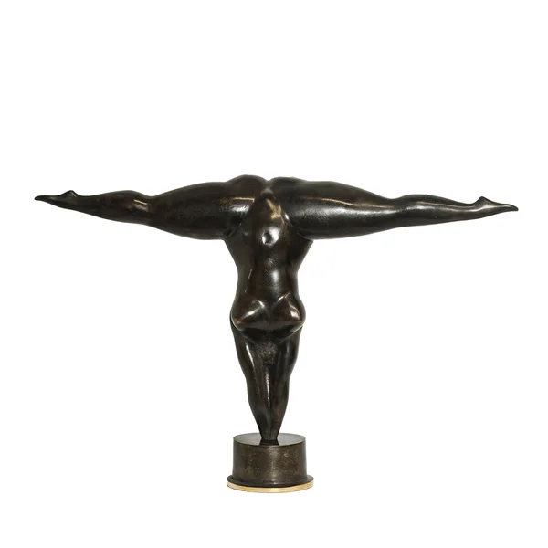 The Gymnast — bronze sculpture by Veaceslav Jiglitski